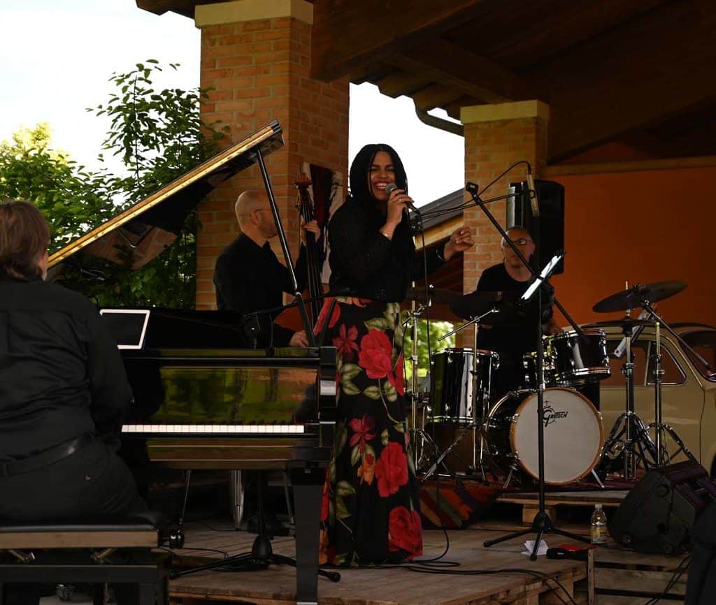 musical show at the winery